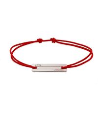 Le Gramme 17/10 Cord Bracelet - Red