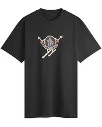 Moncler - Skiing Pixel Logo T-Shirt - Lyst