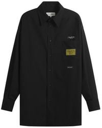 Maison Margiela - Mm6 Wool Blend Tailored Shirt - Lyst
