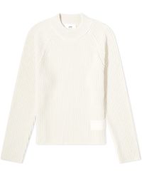 Ami Paris - Ami Label Knit Sweater - Lyst