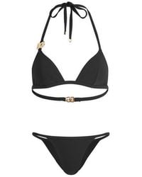 Dolce & Gabbana - Logo Triangle Bikini - Lyst