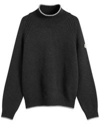 Moncler - Alpaca Wool Roll Neck Jumper - Lyst