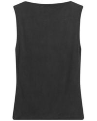 St. Agni - Cupro Jersey Top - Lyst