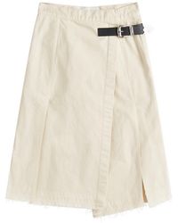 Toga - Toga Denim Wrap Skirt - Lyst