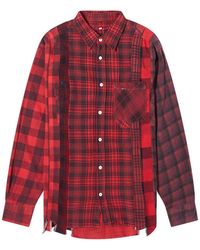 Needles - 7 Cuts Over Dyed Flannel Shirt - Lyst