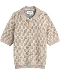 Corridor NYC - Cable Knit Polo Shirt - Lyst