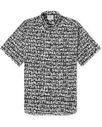 Vetements - Grafitti Print Short Sleeve Shirt - Lyst