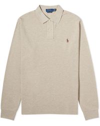 Polo Ralph Lauren - Long Sleeve Custom Fit Polo Shirt - Lyst