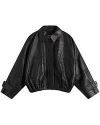 Rohe - Leather Blouson Jacket - Lyst