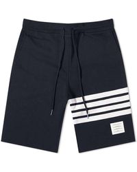 Thom Browne - Engineered Stripe Sweat Shorts - Lyst