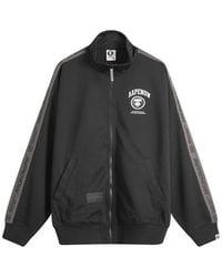 Aape By A Bathing Ape - Aape Zipped Jersey Track Jacket - Lyst