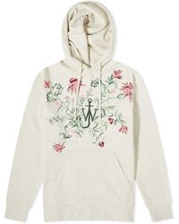 JW Anderson - Pol Thistle Embroidery Hoodie - Lyst