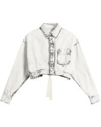 Toga - Toga Denim Short Shirt - Lyst