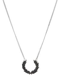 Fred Perry - Laurel Wreath Necklace - Lyst