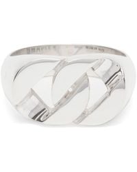 MAPLE - Cuban Link Signet Ring - Lyst