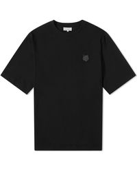 Maison Kitsuné - Tonal Fox Head Patch Oversize T-Shirt - Lyst