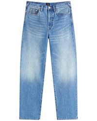 Paul Smith - Relaxed Fit Embroidered Stripe Denim Jeans - Lyst