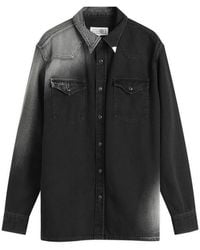 Maison Margiela - Mm6 Light Beam Long Sleeve Shirt - Lyst
