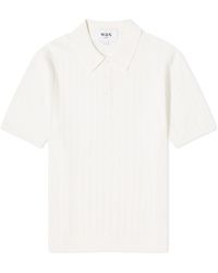Wax London - Naples Knit Polo Shirt - Lyst