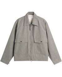 Universal Works - Lucas Cotton Check S130 Jacket - Lyst