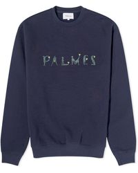Palmes - Letters Crew Sweat - Lyst