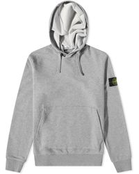 Stone Island - Garment Dyed Popover Hoodie - Lyst