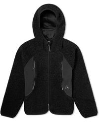 Roa - Panel Sherpa Fleece Jacket - Lyst