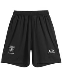 Balenciaga Soccer Baggy Shorts in Black for Men | Lyst