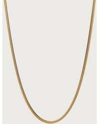 Missoma - Classic Snake Chain Necklace - Lyst