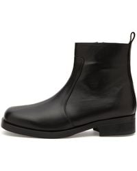 Studio Nicholson - Square Leather Boot - Lyst