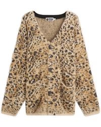 A Bathing Ape - Wild Leopard Cardigan - Lyst