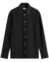 Jil Sander - Wool Canvas Shirt - Lyst