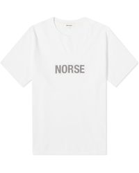 Norse Projects - Jakob Organic Interlock Grid Print T-Shirt - Lyst