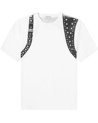 Alexander McQueen - Stud Harness Print T-Shirt - Lyst