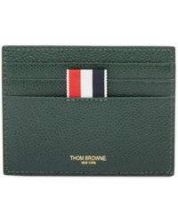 Thom Browne - 4 Bar Grained Card Holder - Lyst