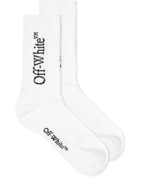 Off-White c/o Virgil Abloh - Off- Logo Socks - Lyst