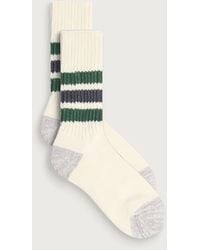 RoToTo - Coarse Ribbed Old School Crew Socks - Lyst