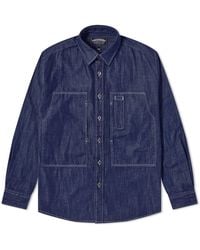FRIZMWORKS - Denim Carpenter Pocket Work Shirt - Lyst