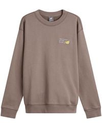 New Balance - Athletics Premium Logo Crew - Lyst