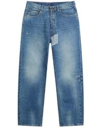 Maison Margiela - Straight Leg Vintage Wash Jeans - Lyst
