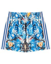 adidas - X Stone Roses Manchester United Aop Short - Lyst