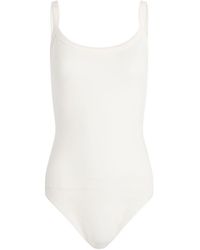 Skims - Cotton Jersey Scoop Neck Bodysuit - Lyst