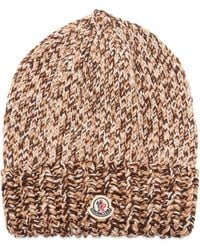 Moncler - Wool Beanie Hat - Lyst