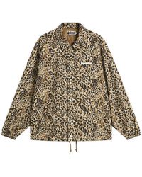 A Bathing Ape - Wild Leopard Coach Jacket - Lyst