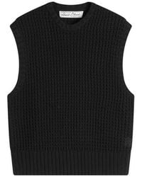 About Blank - Moss Stitch Knitted Vest - Lyst