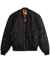Mastercraft Union - Washed Nylon Bomber Jacket - Lyst