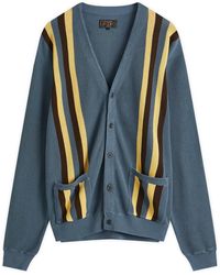 Beams Plus - Stripe Cardigan - Lyst