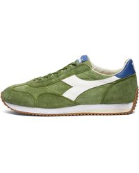 Diadora - Retro Stonewashed Suede Sneakers - Lyst