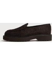 Jacques Soloviere - Moli Distressed Suede Lug Loafer - Lyst