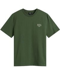 A.P.C. - A.P.C Rue Madame Logo T-Shirt - Lyst